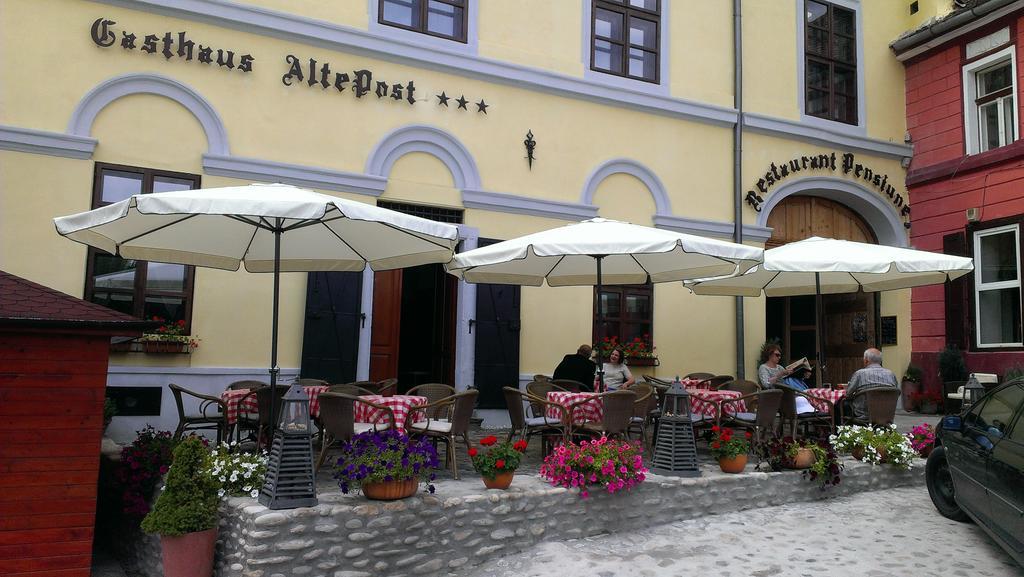 Hotel Pensiunea Gasthaus Alte Post Sighişoara Exterior foto